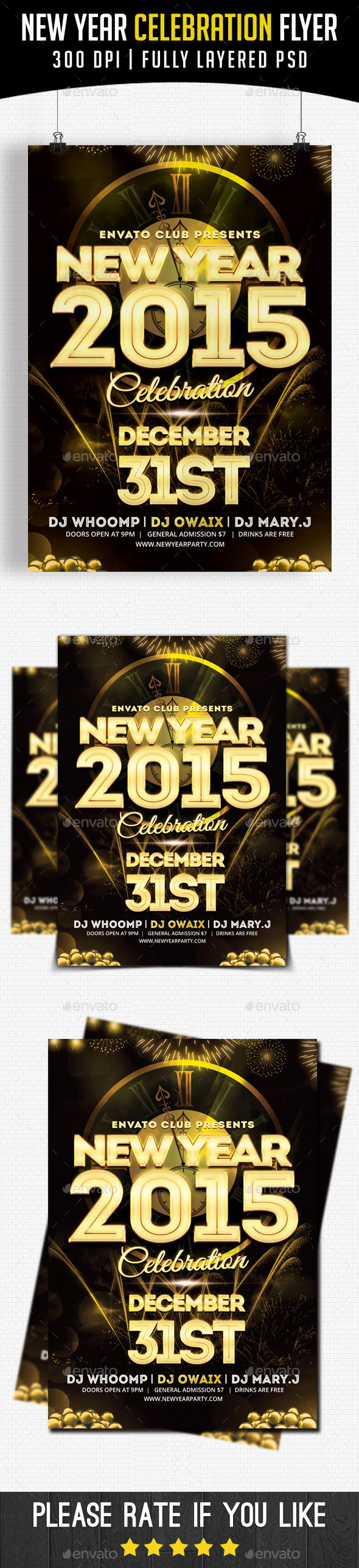 GraphicRiver New Year Celebration 2015 9790911 GraphicRiver New Year Celebration 2015 9790911