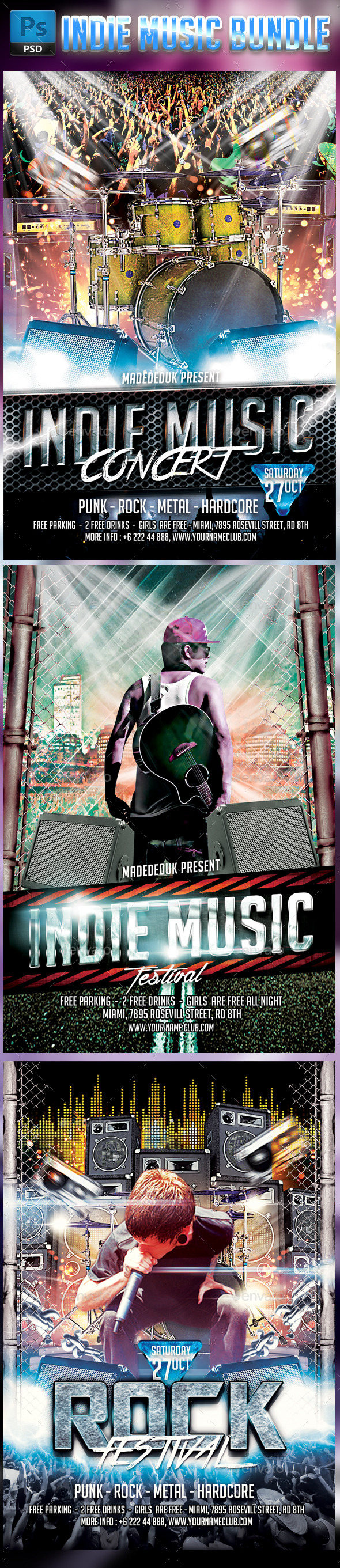 GraphicRiver Indie music bundle 9791616 GraphicRiver Indie music bundle 9791616