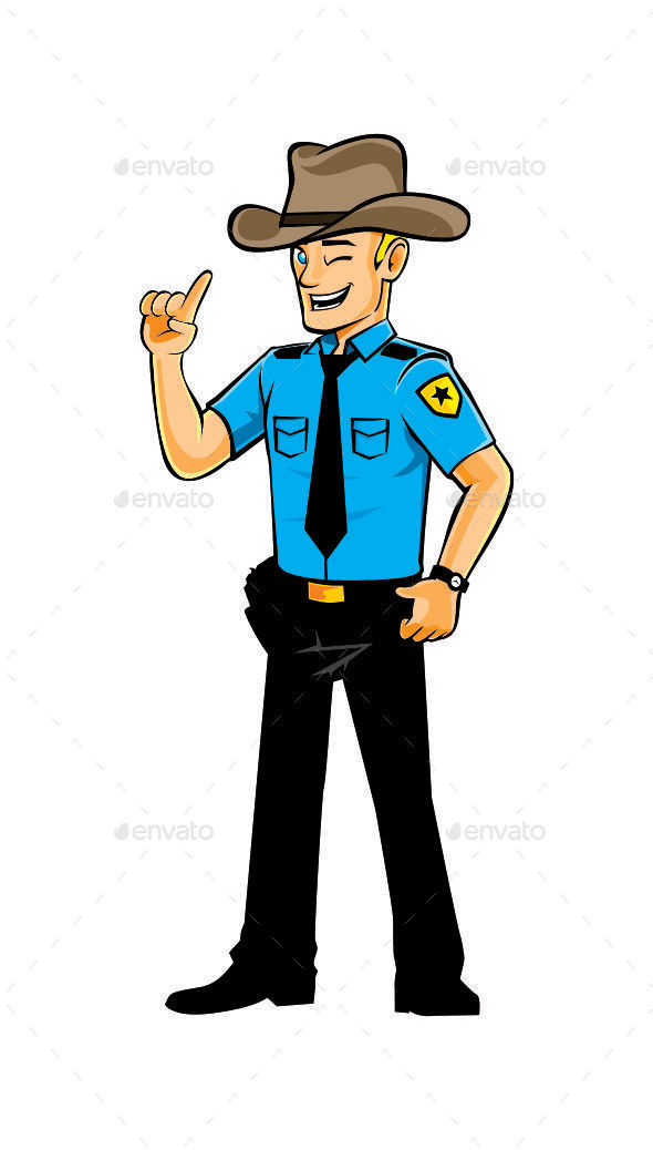 GraphicRiver Guard Mascot 9748180 GraphicRiver Guard Mascot 9748180