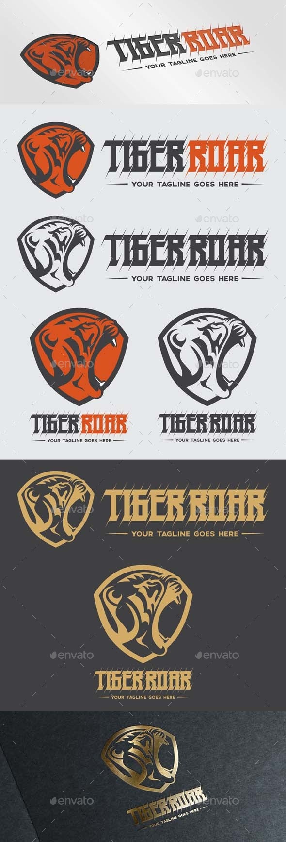 GraphicRiver Tiger Roar Logo 9792004 GraphicRiver Tiger Roar Logo 9792004
