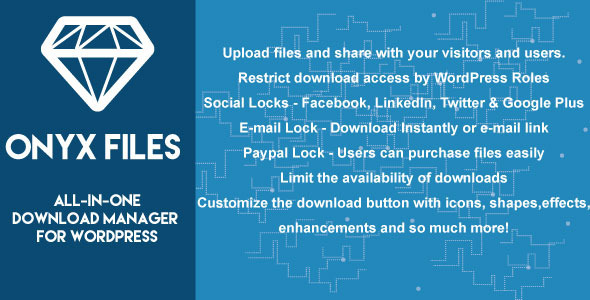 Onyx Files Download Manager for WordPress Onyx Files Download Manager for WordPress