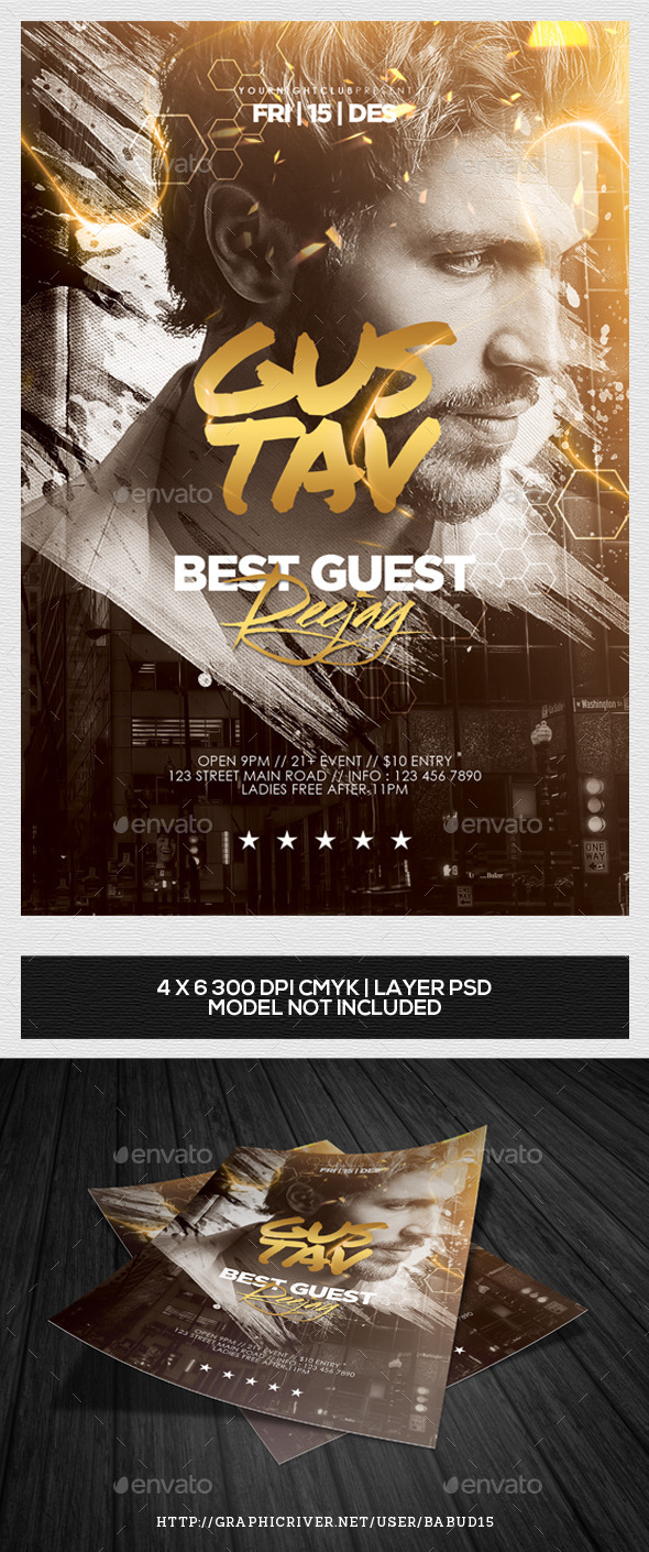 GraphicRiver Best Guest DJ Flyer Template Vol 2 9723085 GraphicRiver Best Guest DJ Flyer Template Vol 2 9723085