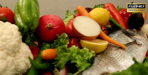 Vegetables and Fish Healthy Eating Vegetables and Fish Healthy Eating