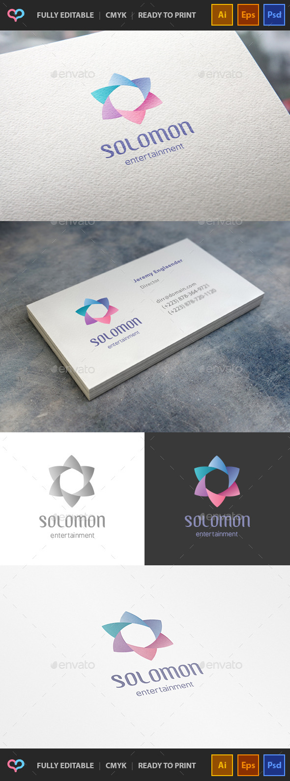 GraphicRiver Solomon Logo Template 9705336 GraphicRiver Solomon Logo Template 9705336