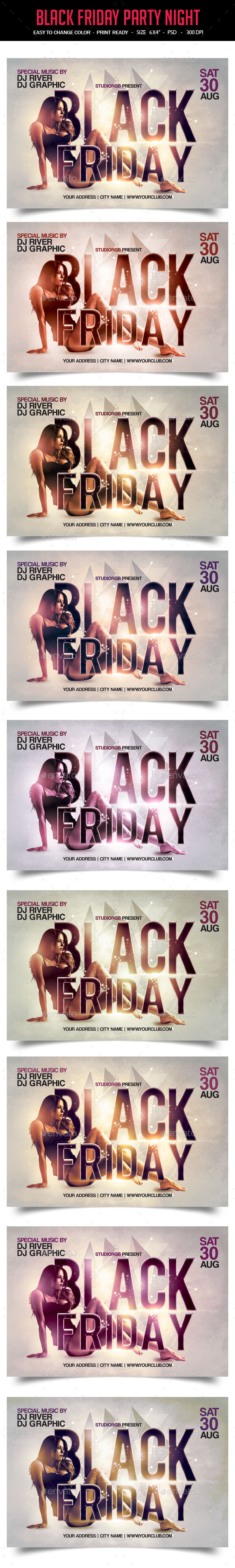 Black Friday Party Flyer