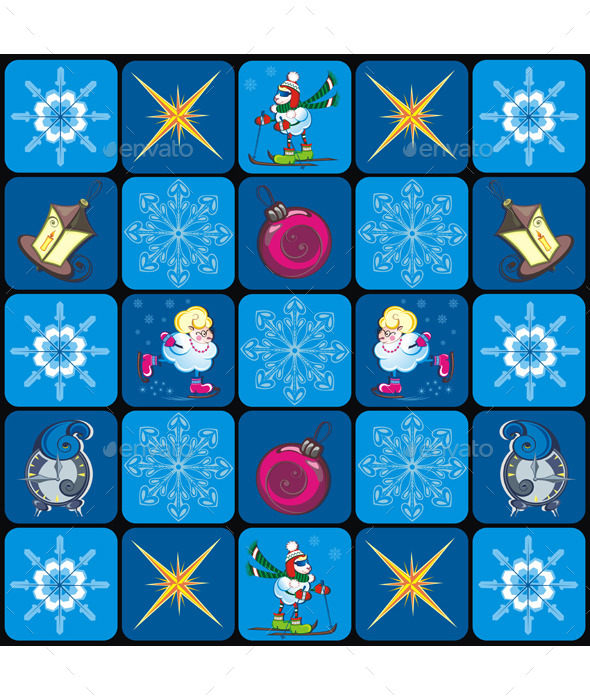 GraphicRiver Seamless Christmas Pattern with Snowflakes 9793676 GraphicRiver Seamless Christmas Pattern with Snowflakes 9793676