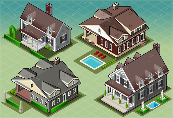 GraphicRiver Isometric Historic American Building 9793816 GraphicRiver Isometric Historic American Building 9793816