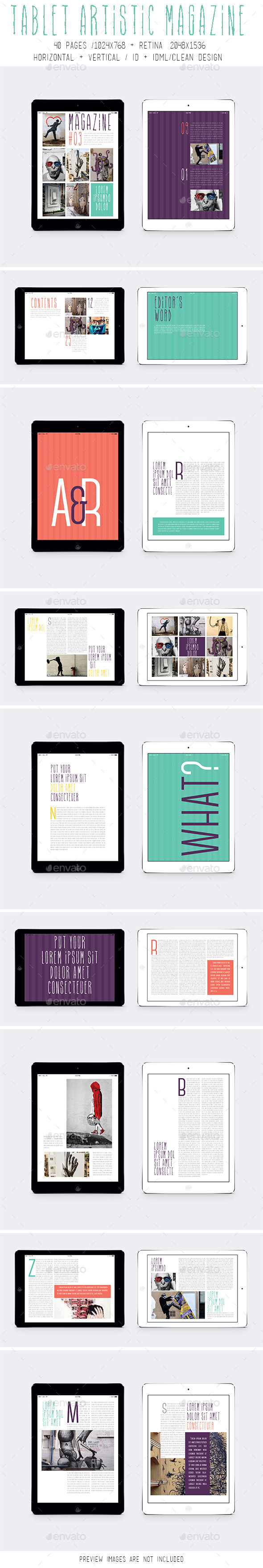 GraphicRiver Ipad & Tablet Artistic Magazine 9794744 GraphicRiver Ipad & Tablet Artistic Magazine 9794744