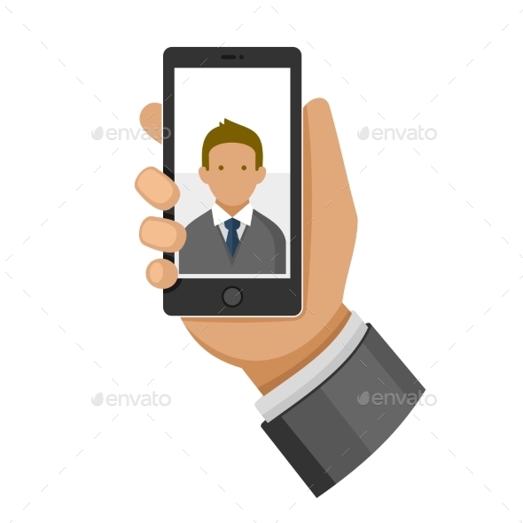 GraphicRiver Man Making Selfie Photo on Phone 9794837 GraphicRiver Man Making Selfie Photo on Phone 9794837