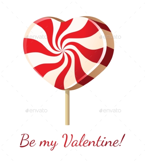 GraphicRiver Lollipop Heart 9794840 GraphicRiver Lollipop Heart 9794840