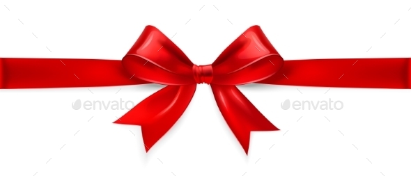 GraphicRiver Red Bow 9794877 GraphicRiver Red Bow 9794877