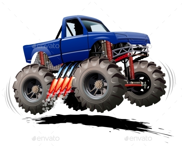 Cartoon Monster Truck