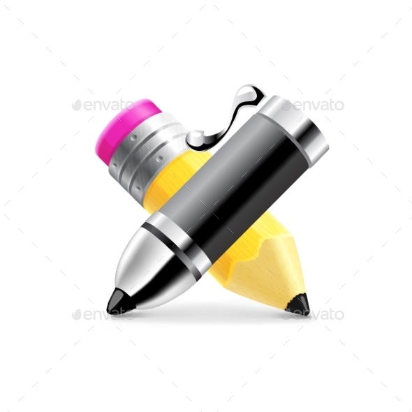 GraphicRiver Black Pen and Pencil 9795359 GraphicRiver Black Pen and Pencil 9795359