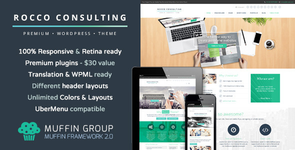 Rocco Flat Premium WordPress Theme Rocco Flat Premium WordPress Theme