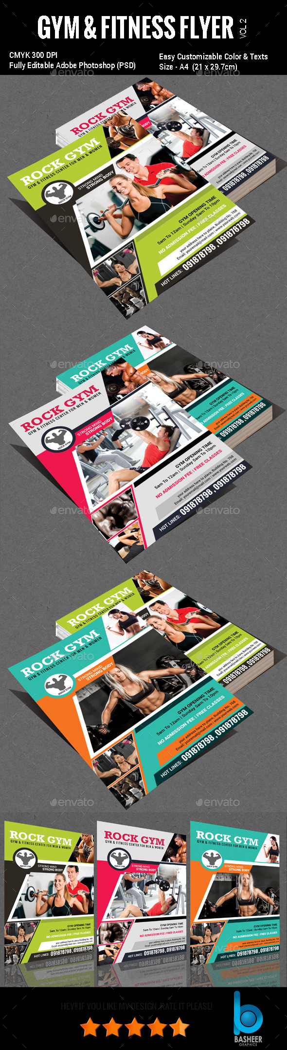 Gym & Fitness Flyer