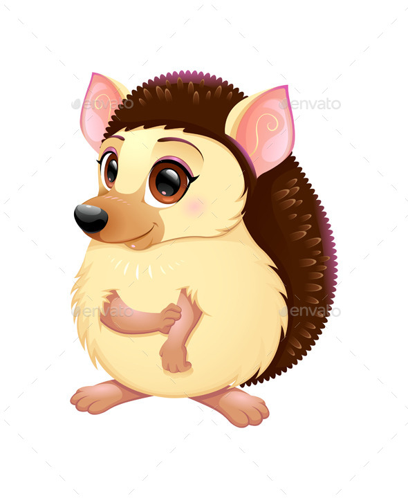 GraphicRiver Cute Porcupine 9796697 GraphicRiver Cute Porcupine 9796697
