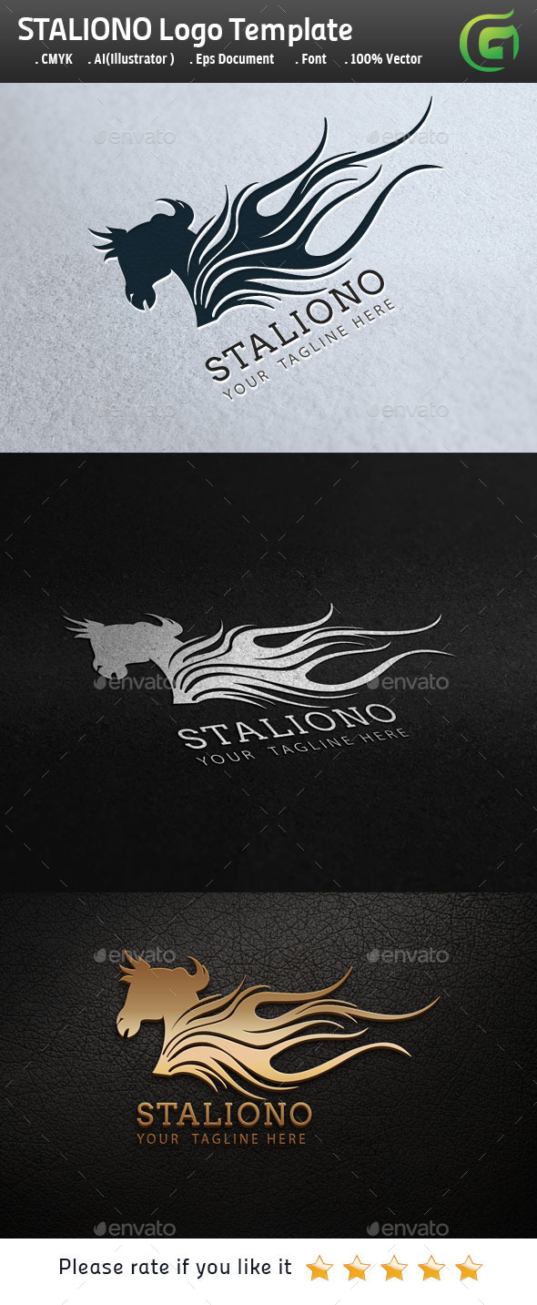 GraphicRiver Staliono Horse Logo 9797032 GraphicRiver Staliono Horse Logo 9797032