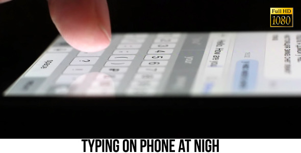 Typing On Phone At Night 4 Typing On Phone At Night 4