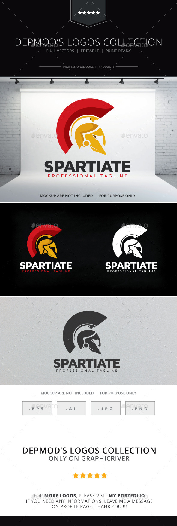 GraphicRiver Spartiate Logo 9797910 GraphicRiver Spartiate Logo 9797910
