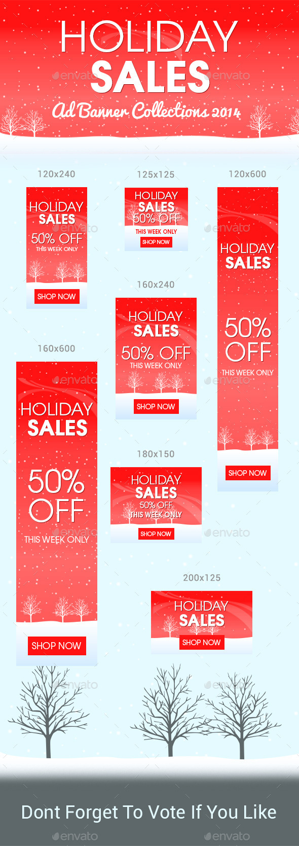 GraphicRiver Christmas Web Banner Ads 9677117 GraphicRiver Christmas Web Banner Ads 9677117
