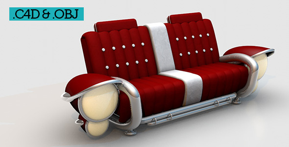 3DOcean Classic Vintage Car Sofa 9798685 3DOcean Classic Vintage Car Sofa 9798685