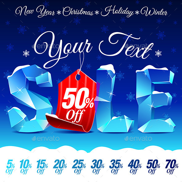 GraphicRiver Christmas Sale Discount 9798863 GraphicRiver Christmas Sale Discount 9798863