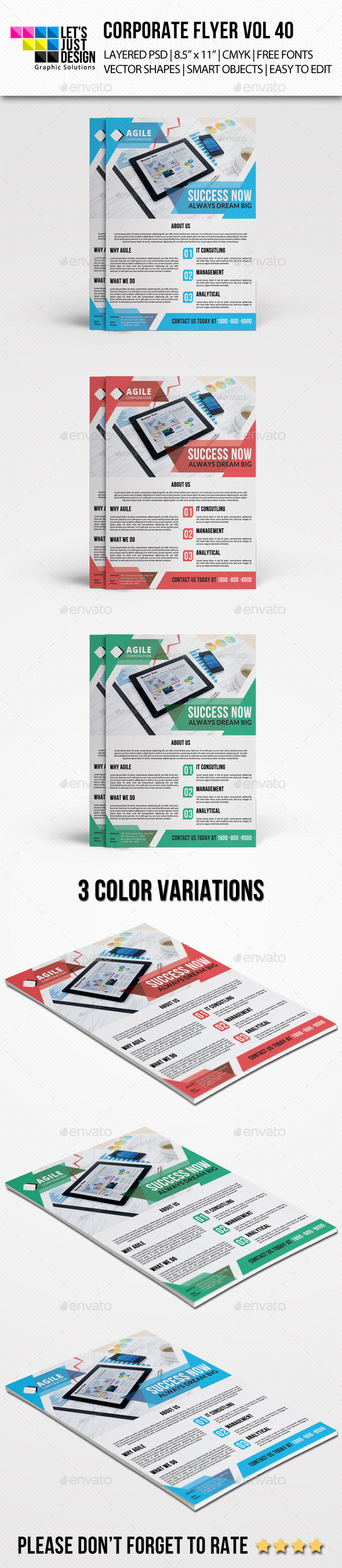 Corporate Flyer Template Vol 40 Corporate Flyer Template Vol 40