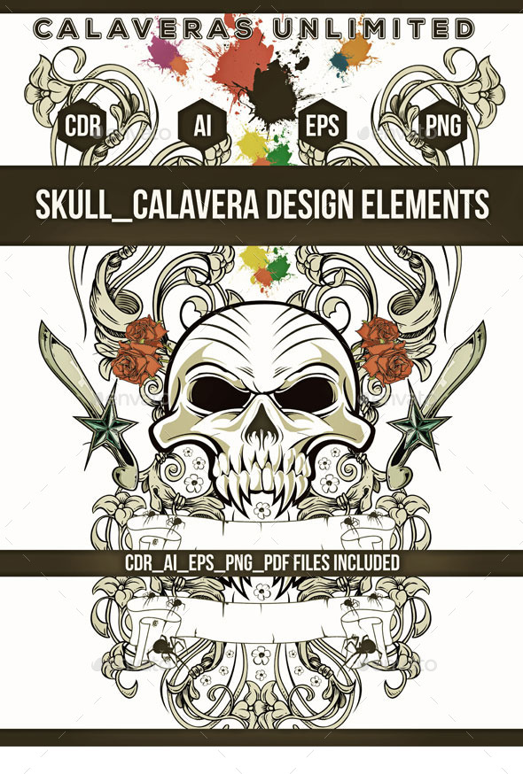 GraphicRiver Skull Emblem 9799856 GraphicRiver Skull Emblem 9799856