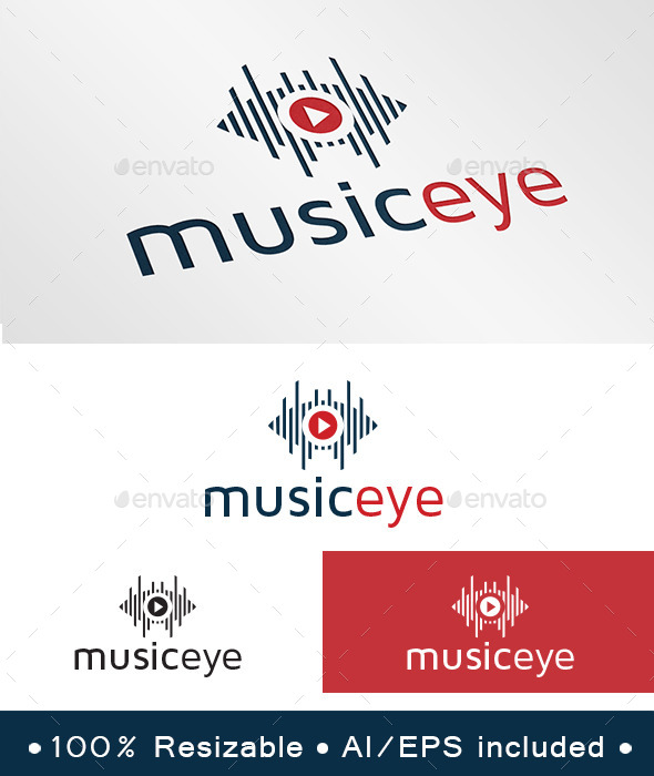 GraphicRiver Music Eye Logo 9800040 GraphicRiver Music Eye Logo 9800040