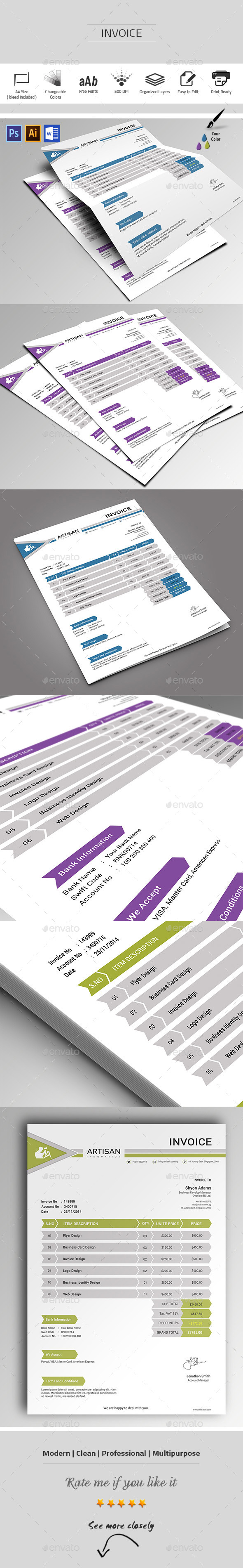 GraphicRiver Invoice 9801040 GraphicRiver Invoice 9801040