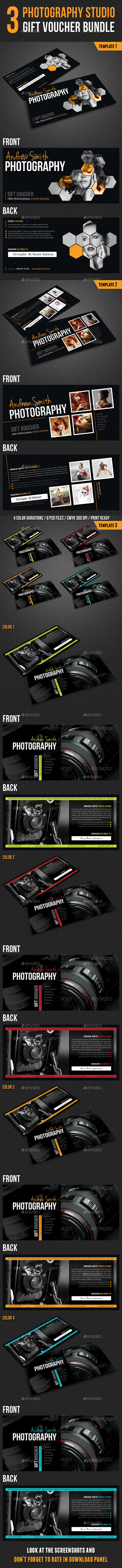 GraphicRiver 3 in 1 Photography Studio Gift Voucher Bundle 9804128 GraphicRiver 3 in 1 Photography Studio Gift Voucher Bundle 9804128