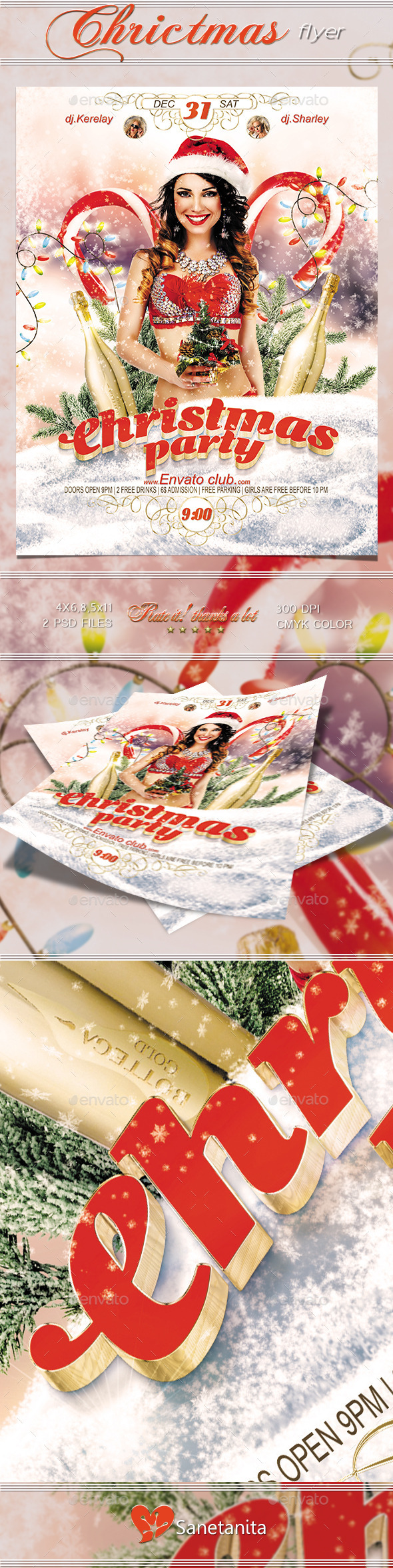Christmas Party Flyer 2 Christmas Party Flyer 2