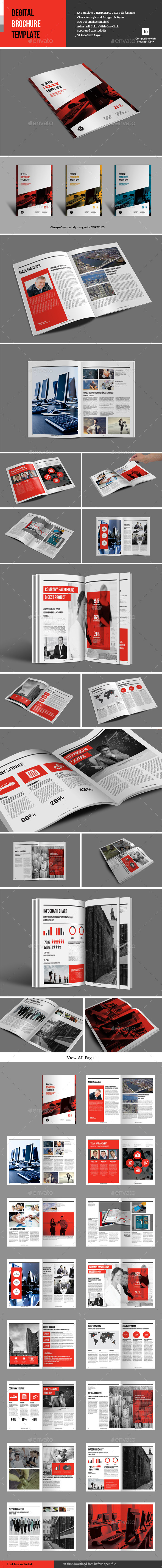 Degital Brochure Template Degital Brochure Template