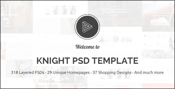 Knight | Multipurpose PSD Template