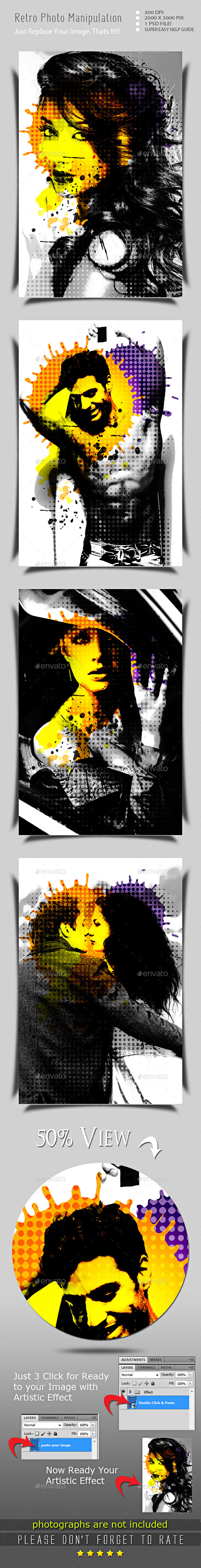 GraphicRiver Retro Photos Template 9806371 GraphicRiver Retro Photos Template 9806371