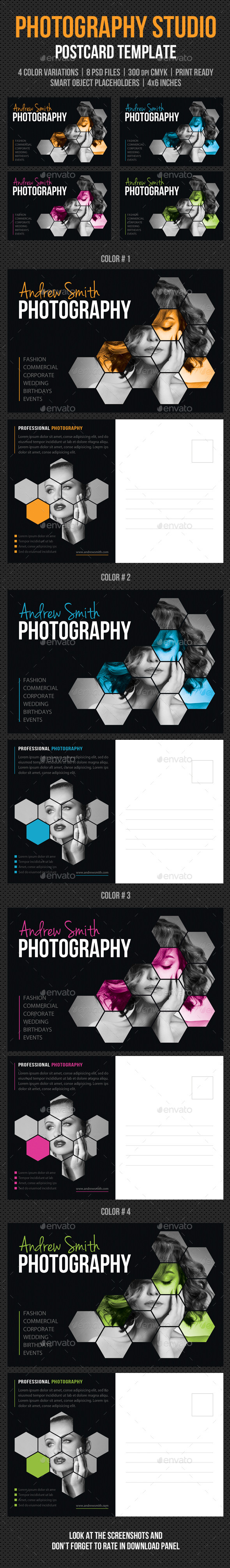 GraphicRiver Photography Studio Postcard Template V01 9806734 GraphicRiver Photography Studio Postcard Template V01 9806734