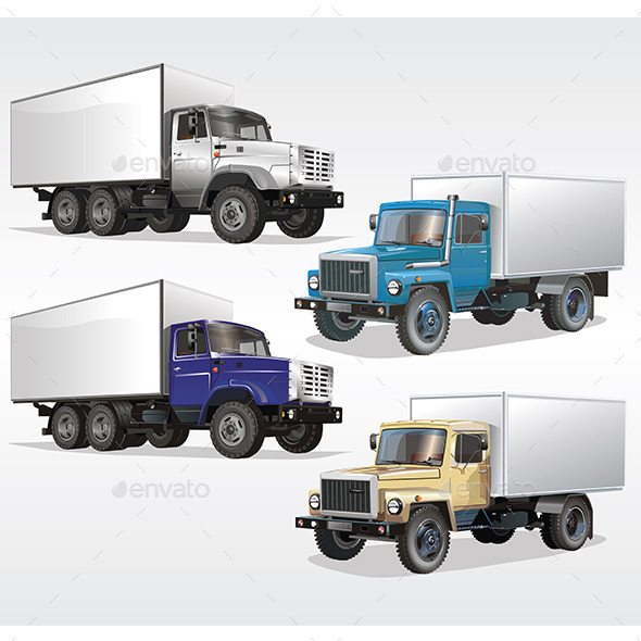 GraphicRiver Trucks 9808169 GraphicRiver Trucks 9808169