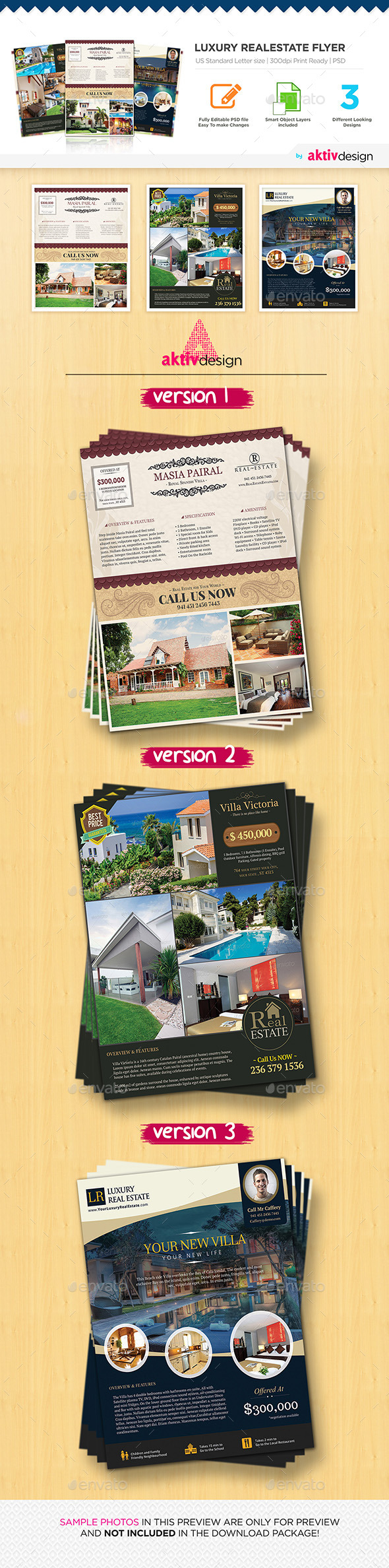 Luxury Real Estate Flyers