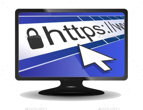 GraphicRiver Computer Screen with Address Bar of Web Browser 9808309 GraphicRiver Computer Screen with Address Bar of Web Browser 9808309