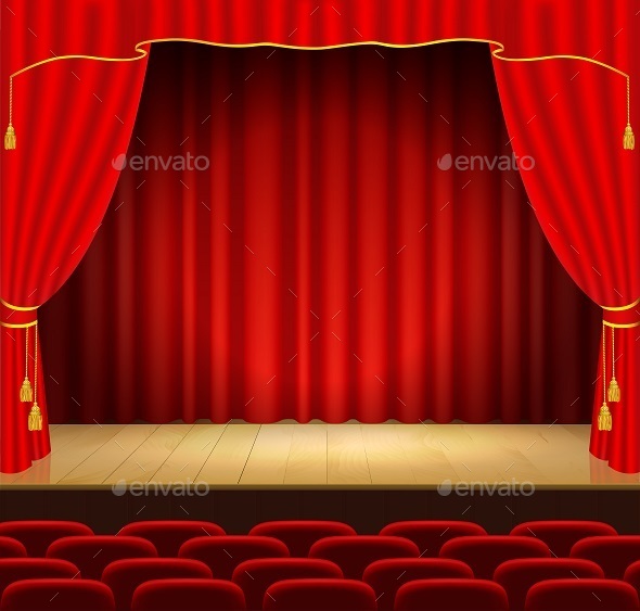 GraphicRiver Theater Stage with Red Curtain 9809444 GraphicRiver Theater Stage with Red Curtain 9809444