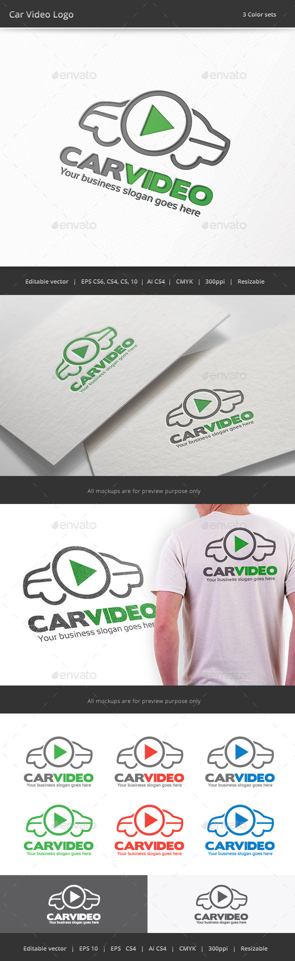 GraphicRiver Car Video Logo 9809446 GraphicRiver Car Video Logo 9809446
