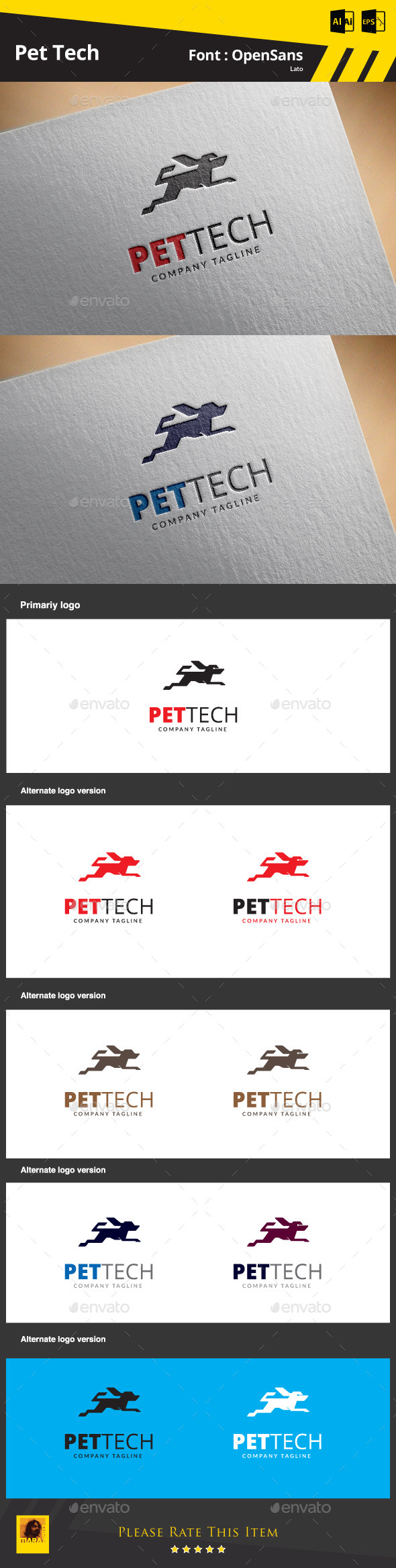 GraphicRiver Pet Tech Logo Template 9809718 GraphicRiver Pet Tech Logo Template 9809718