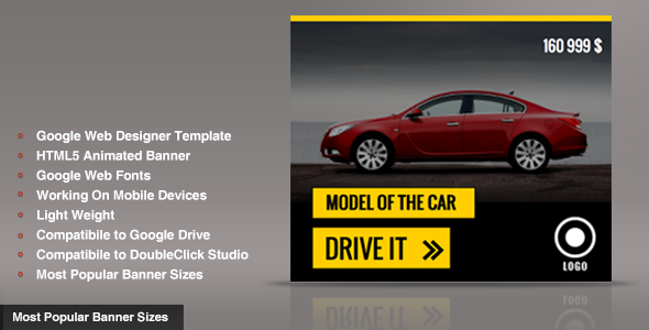 CodeCanyon New Car Ad Banner Template GWD 9812931 CodeCanyon New Car Ad Banner Template GWD 9812931