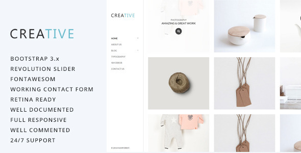 creative - photography html5 template 