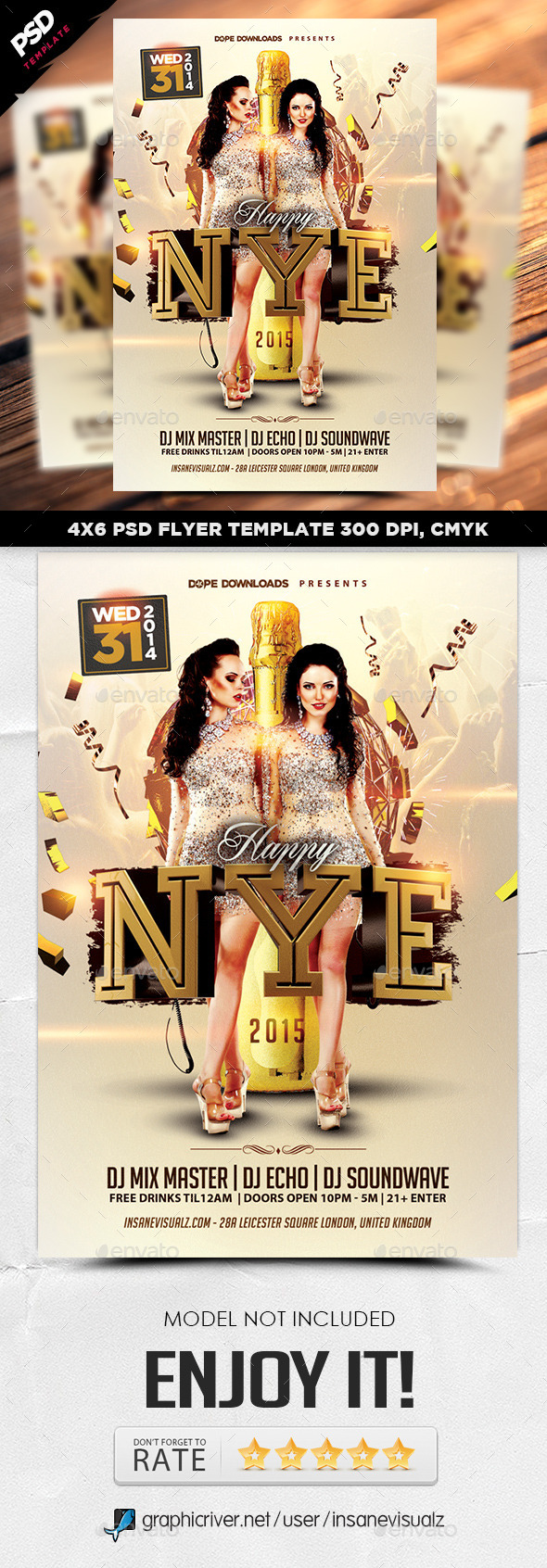 GraphicRiver Happy NYE 2015 Flyer Template 9717883 GraphicRiver Happy NYE 2015 Flyer Template 9717883