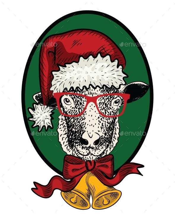 GraphicRiver Vintage Sheep 9813450 GraphicRiver Vintage Sheep 9813450