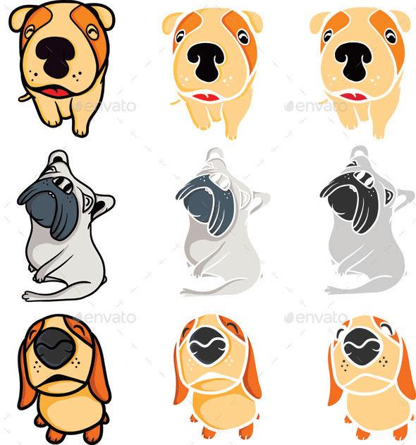 GraphicRiver Puppy Dogs 9813462 GraphicRiver Puppy Dogs 9813462