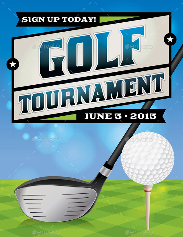 GraphicRiver Vector Golf Tournament Flyer Illustration 9813708 GraphicRiver Vector Golf Tournament Flyer Illustration 9813708