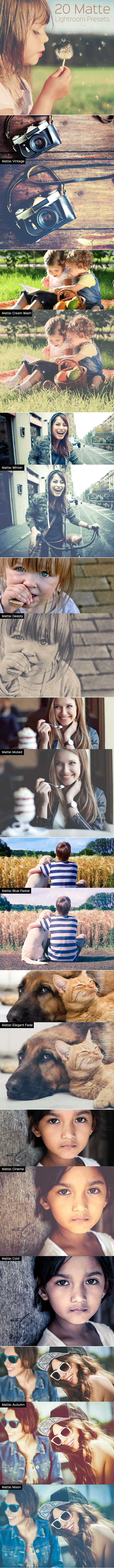 GraphicRiver Matte Lightroom Presets 9814569 GraphicRiver Matte Lightroom Presets 9814569