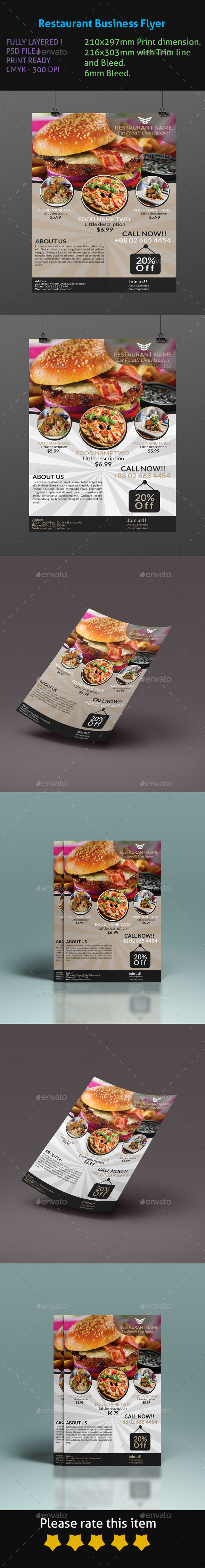 Restaurant Business Flyer